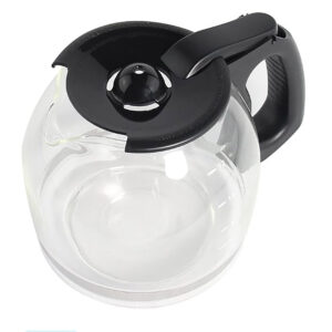 Westeez 12-Cup Glass Coffee Carafe, Replacement Coffee Pot Compatible with Mr. Coffee/Sunbeam/Oster Series Coffee Makers, Heat-Resistant Glass with Comfort Grip Handle