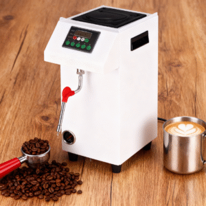 Westeez QMT Commercial Steam Milk Frother – 2-in-1 Heating & Coffee Frothing Machine (6L Capacity) for Restaurant & Café Beverage Preparation