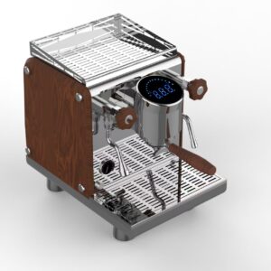 Westeez KY-miniA6 compact commercial espresso machine 45 degree view