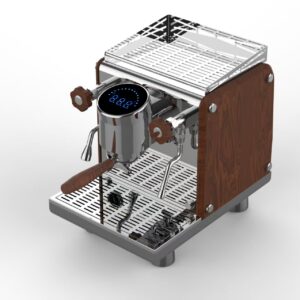 Westeez KY-miniA6 compact commercial espresso machine 45 degree view