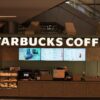 Commercial espresso machine installation setup in a modern café